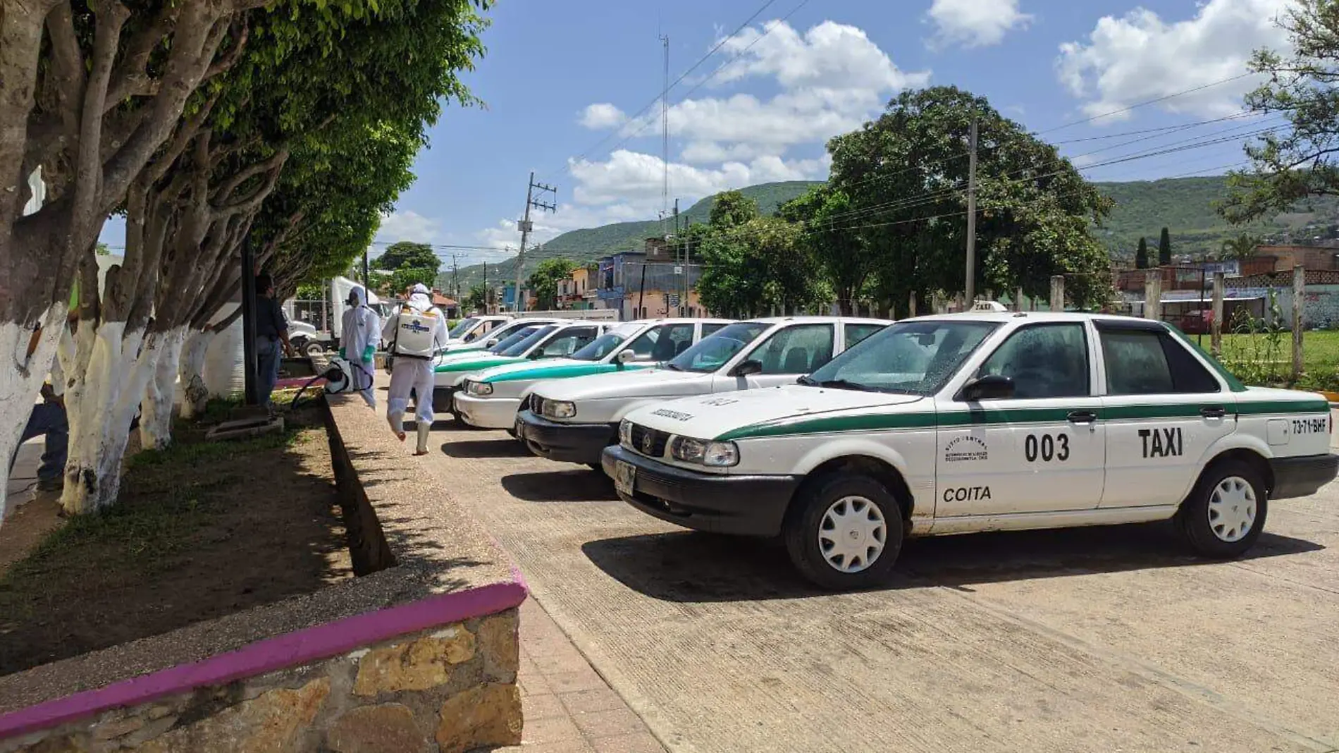 sanitizacion taxis transportes coita